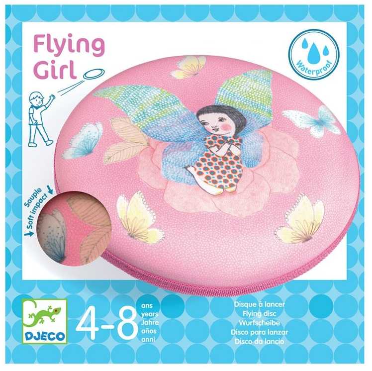 Djeco Skraidantis diskas - Mergaitė (20 cm) ( DJ02035 )