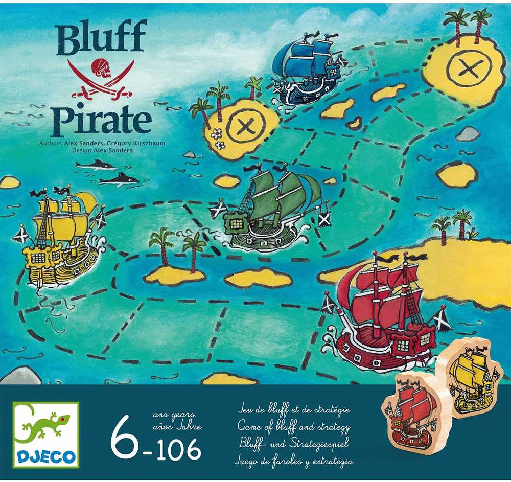Djeco Žaidimas - Blefuojantis piratas ( DJ08417 )