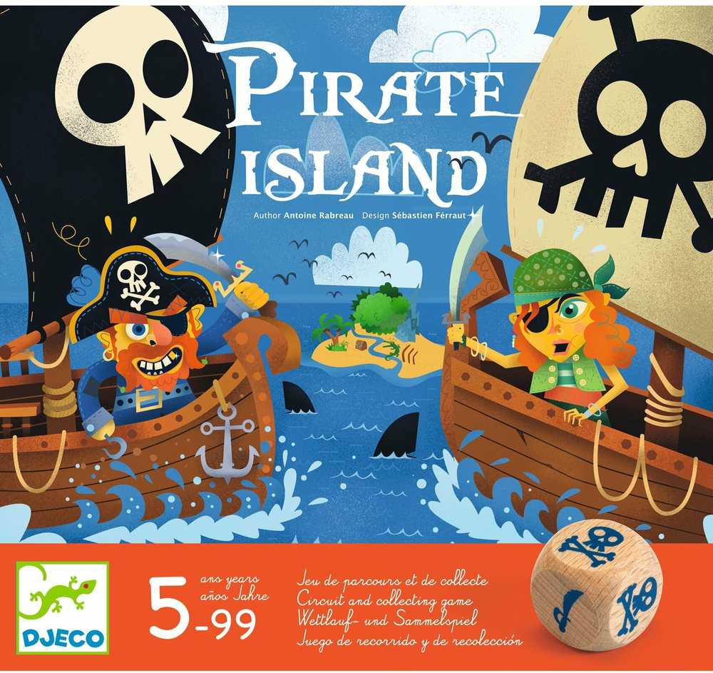 Djeco Stalo žaidimas - Piratų sala ( DJ08595 )
