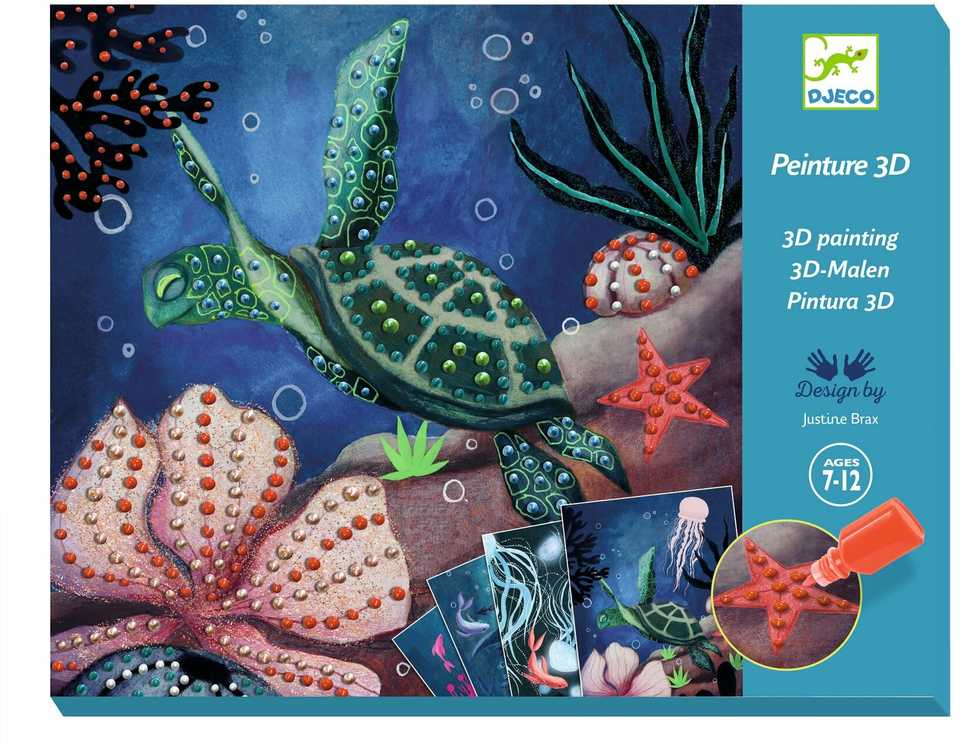Djeco 3D tapyba - Vandenyno gelmės ( DJ08958 )