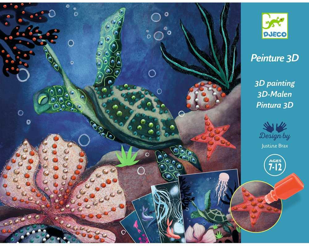 Djeco 3D tapyba - Vandenyno gelmės ( DJ08958 )