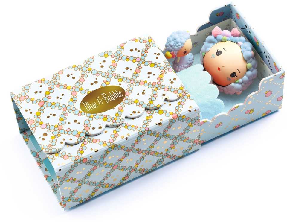 Djeco Tinyly figūrėlės - Mažytis miegamasis - Mėlynas ( DJ06964 )