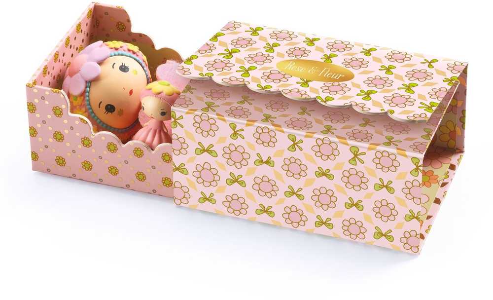 Djeco Tinyly figūrėlės - Mažytis miegamasis - Rožinis ( DJ06963 )