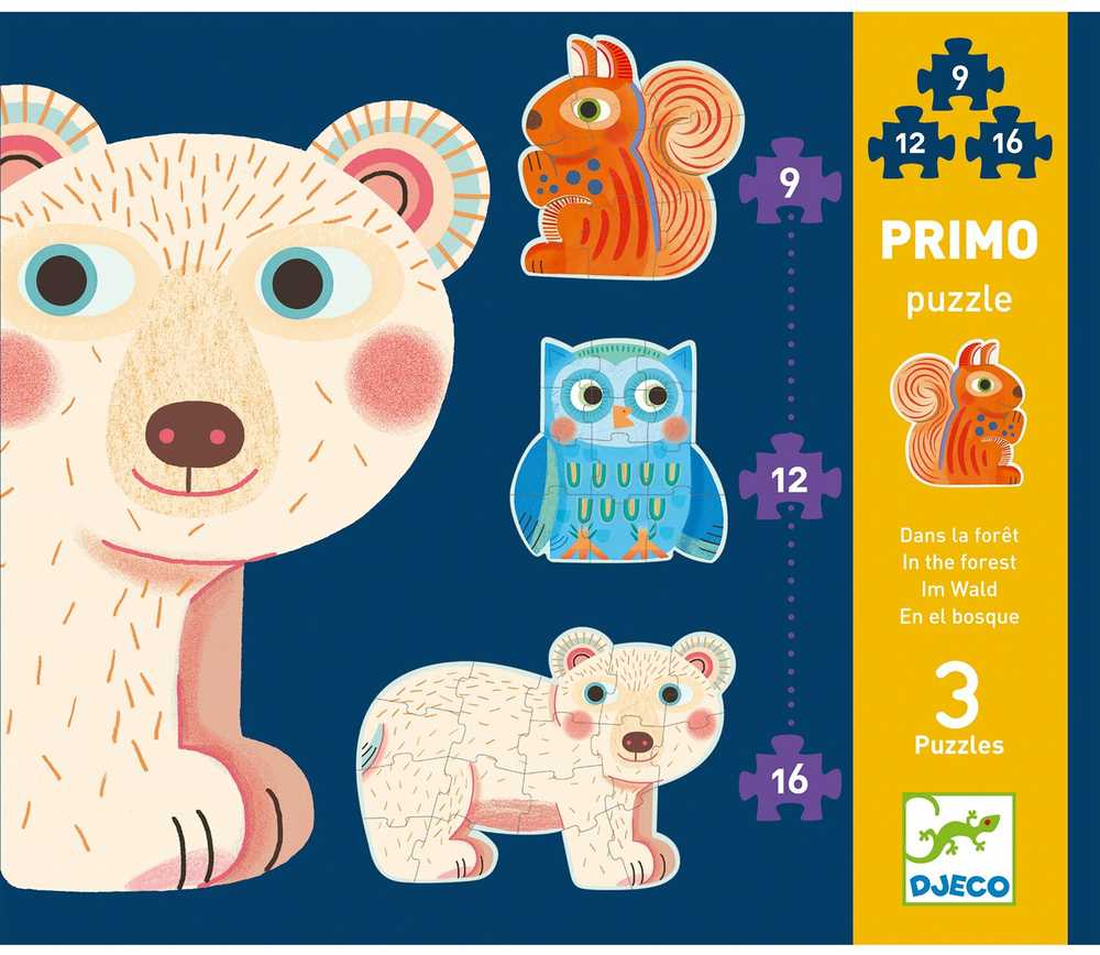Djeco Progresyvi dėlionė – Miške (9, 12, 16 det.) ( DJ07143 )