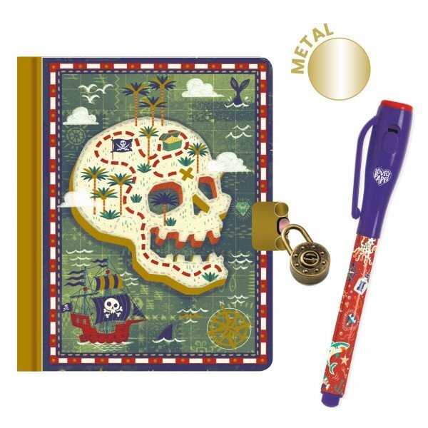 Djeco Magijos paslapčių užrašinė - Piratai ( DD03653 )