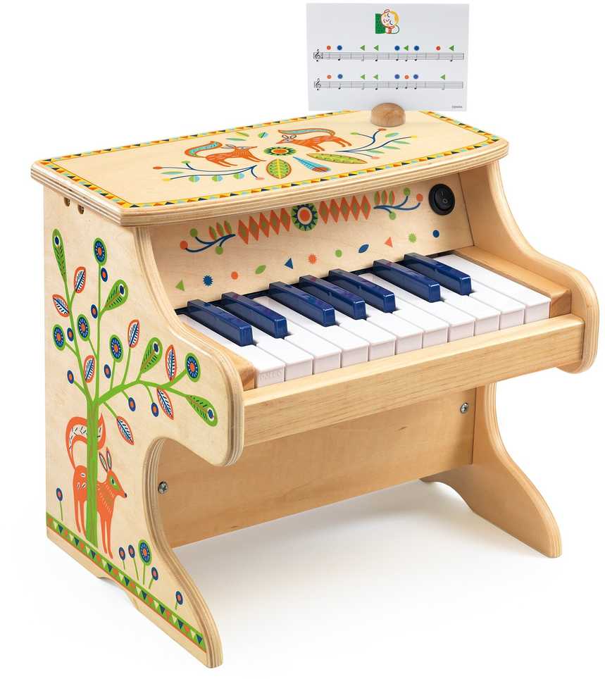 Djeco Animambo Muzikinis instrumentas - Elektroninis pianinas (18 klavišai) ( DJ06006 )