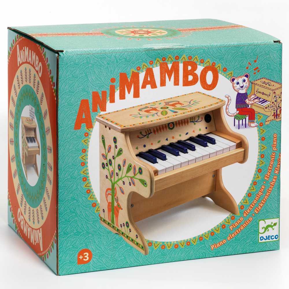 Djeco Animambo Muzikinis instrumentas - Elektroninis pianinas (18 klavišai) ( DJ06006 )