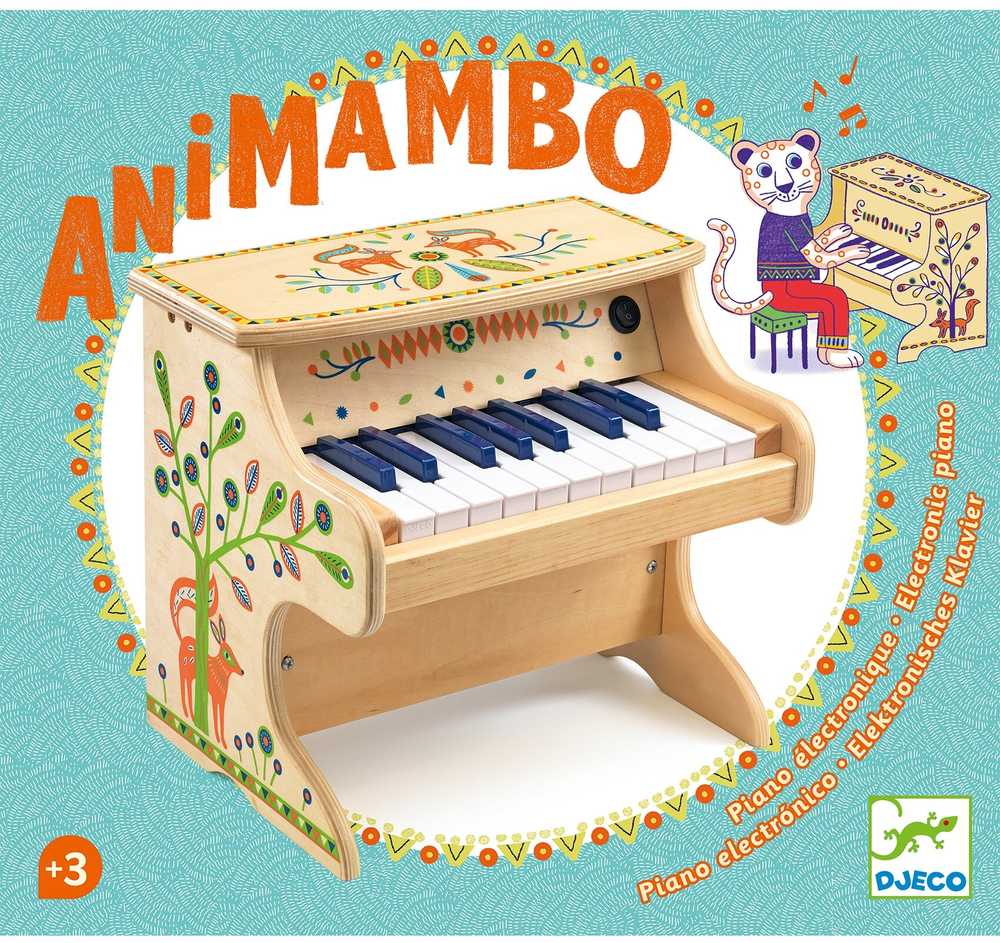 Djeco Animambo Muzikinis instrumentas - Elektroninis pianinas (18 klavišai) ( DJ06006 )