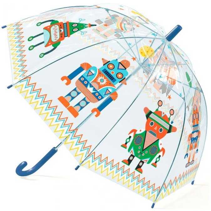 Djeco Vaikiškas skėtis - Robotai (M dydis) ( DD04806 )