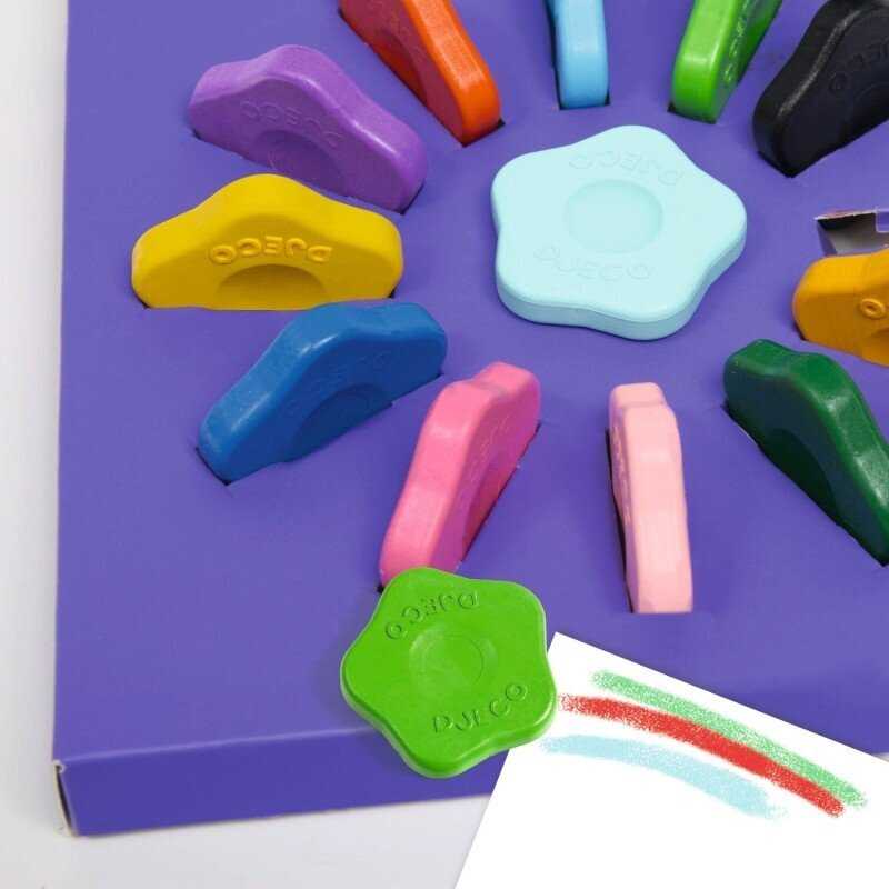 Djeco Spalvotos kreidelės mažiesiems - Gėlės (12 vnt.) ( DJ09005 )
