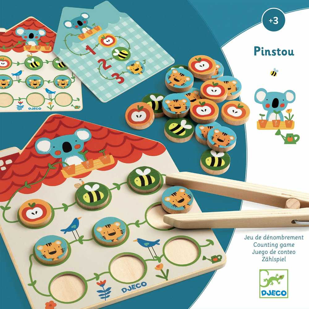 Djeco Edukacinis žaidimas - Pinstou ( DJ01627 )