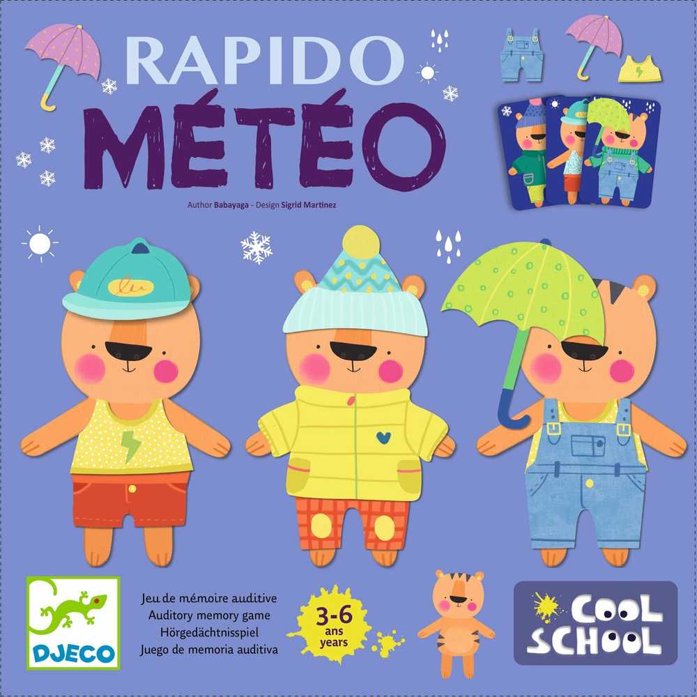 Djeco Edukacinis stalo žaidimas - Rapido Meteo ( DJ08527 )