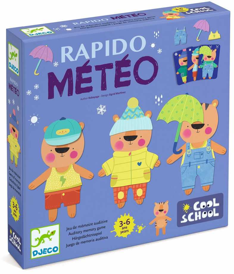 Djeco Edukacinis stalo žaidimas - Rapido Meteo ( DJ08527 )