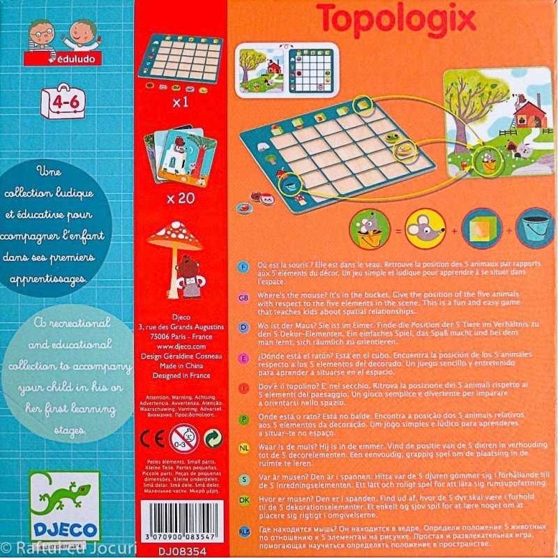 Djeco Edukacinis žaidimas - Eduludo - Topologix ( DJ08354 )