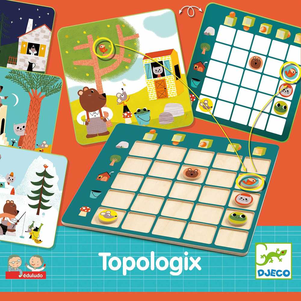 Djeco Edukacinis žaidimas - Eduludo - Topologix ( DJ08354 )