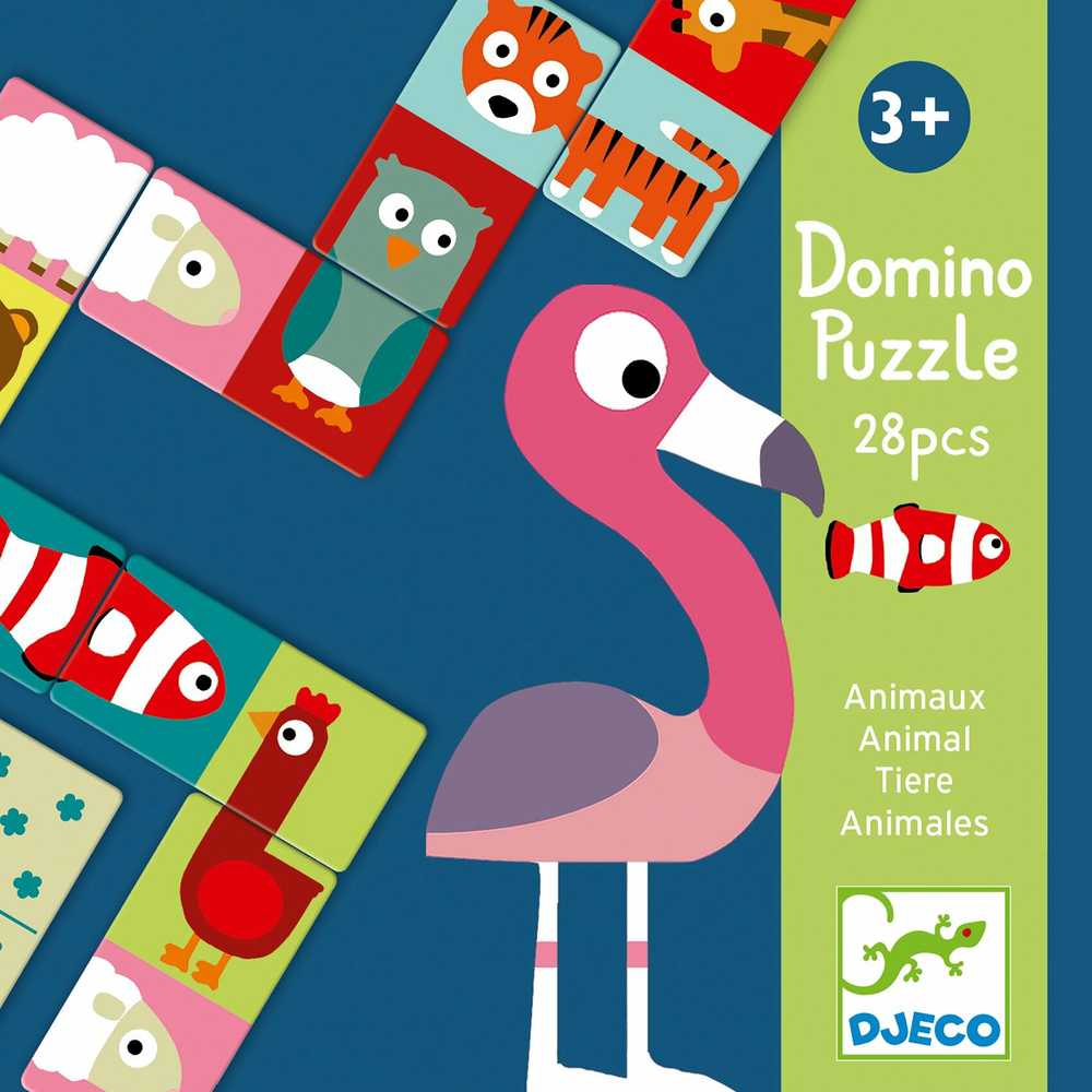 Djeco Domino - Animo-dėlionė (28 vnt.) ( DJ08165 )