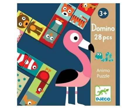 Djeco Domino - Animo-dėlionė (28 vnt.) ( DJ08165 )