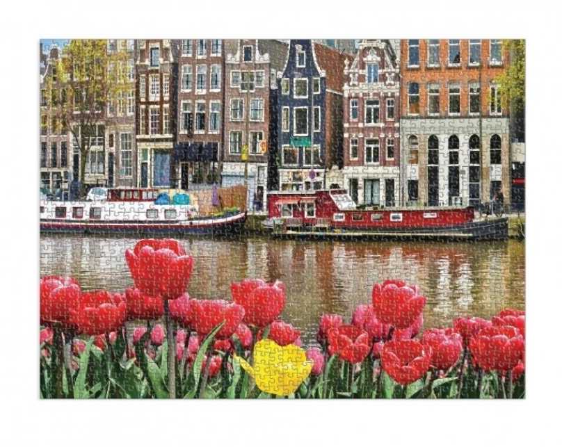 Dėlionė "Gėlės Amsterdame", 1000 dalių