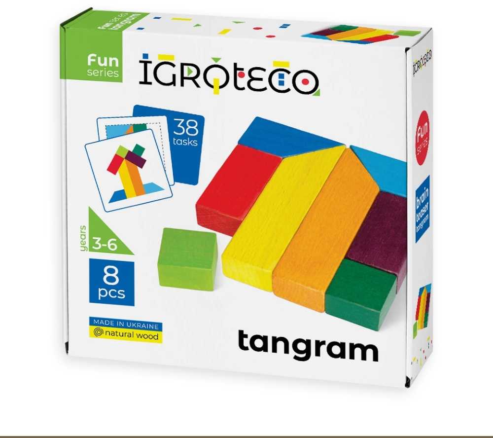 Dėlionė Igroteco Galvosūkis Tangrama, 8 det.