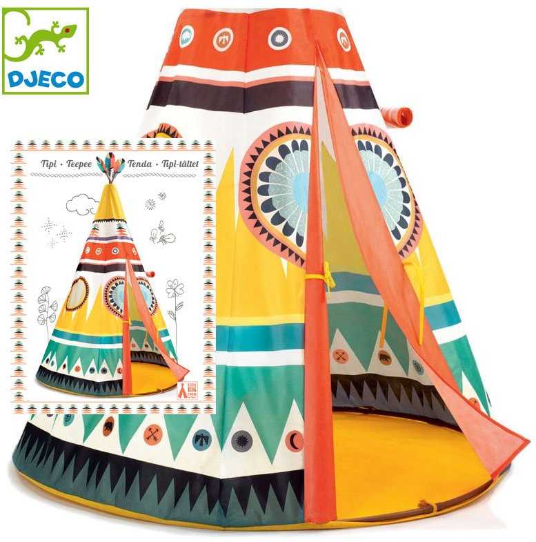 Djeco Žaidimų palapinė vaikams - Vigvamas ( DD04491 )