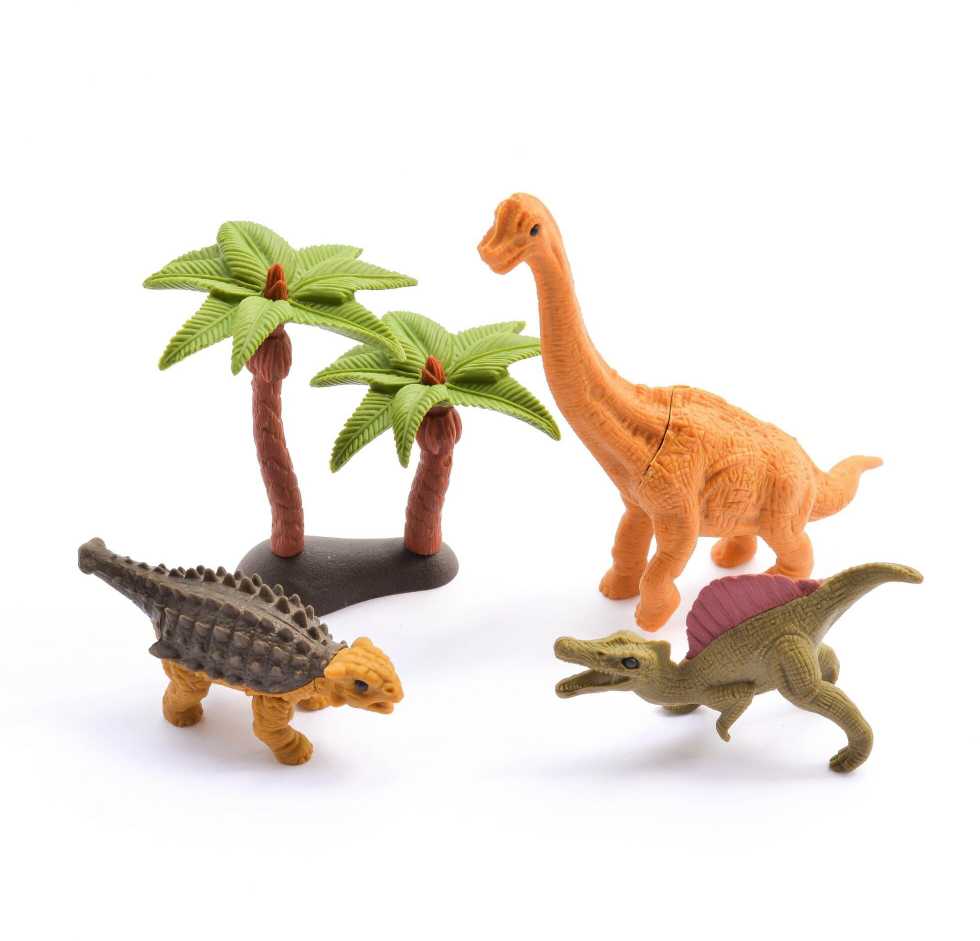 IWAKO trintukų rinkinys „Dinosaur 2“