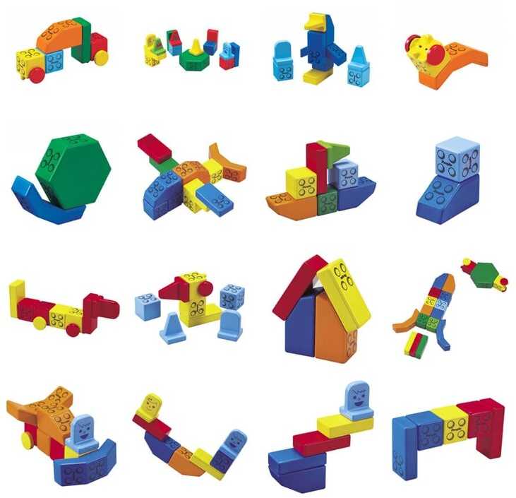 Klasikinis magnetinis konstruktorius „People Blocks”, 31vnt