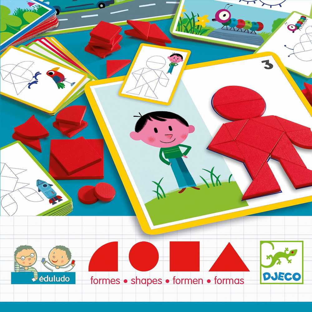 Djeco Edukacinis žaidimas - Eduludo - Formos ( DJ08300 )