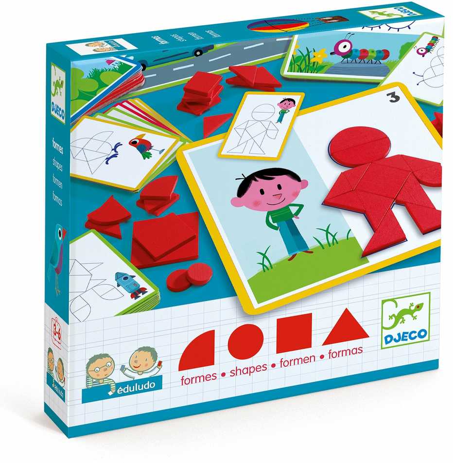Djeco Edukacinis žaidimas - Eduludo - Formos ( DJ08300 )