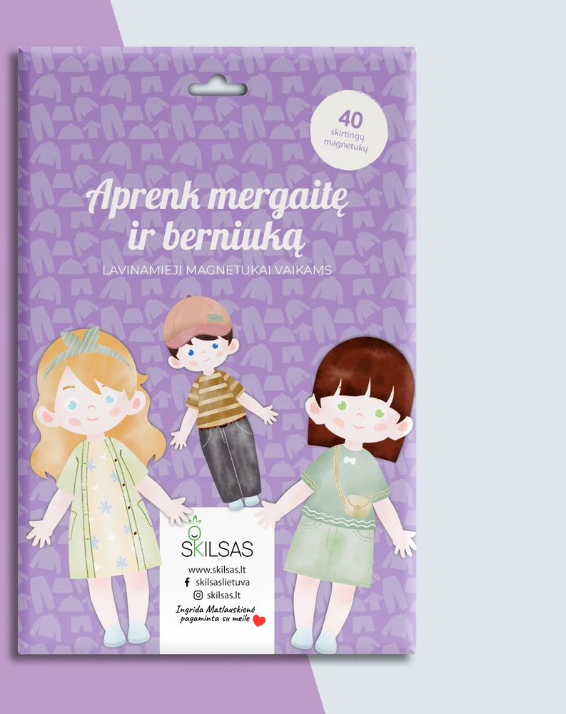 Lavinamieji magnetukai Aprenk mergaitę ir berniuką"