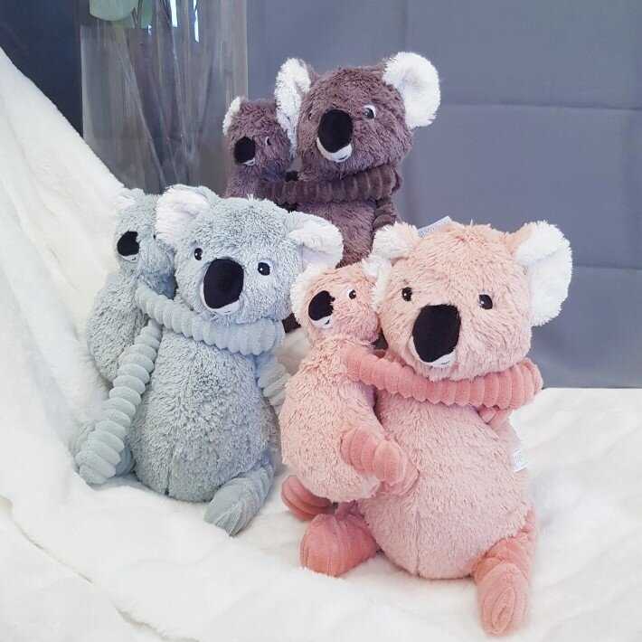 Deglingos Pliušinis žaislas - Koala Mama ir mažylis, rožinis
