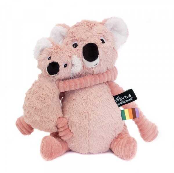 Deglingos Pliušinis žaislas - Koala Mama ir mažylis, rožinis