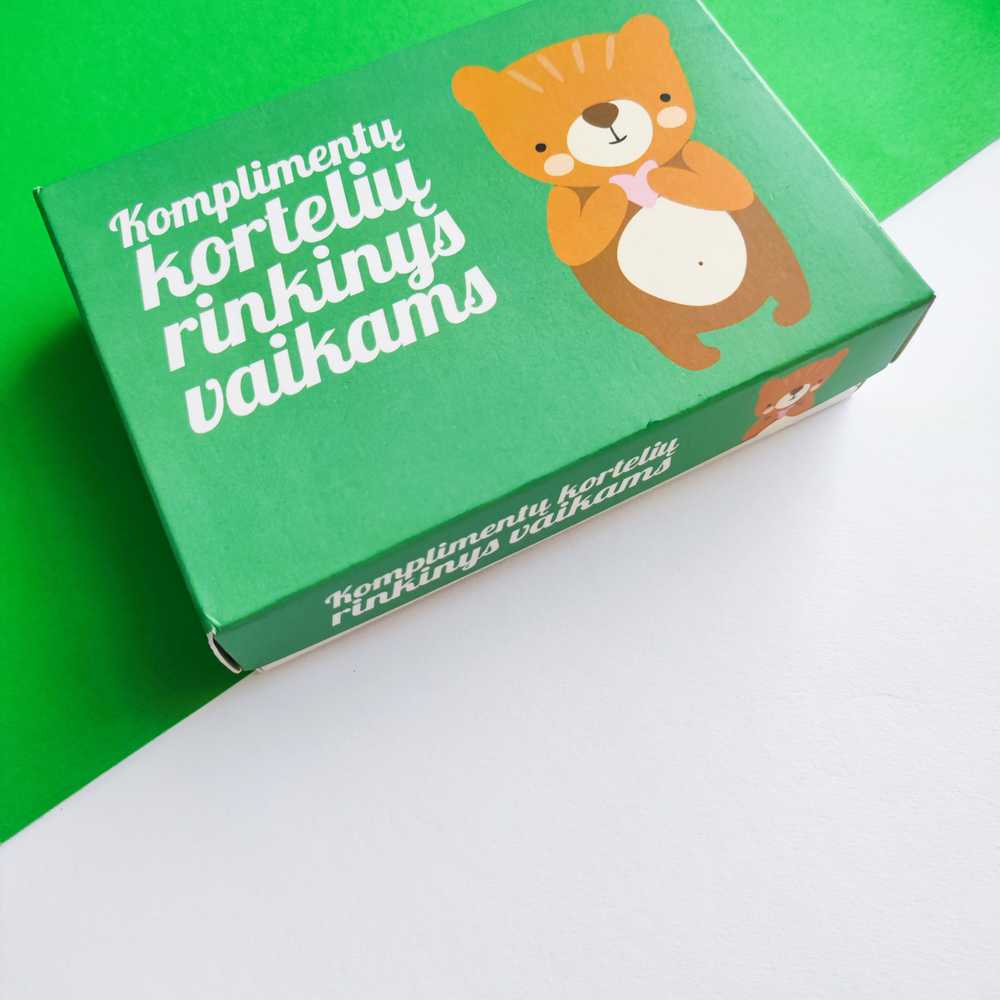 Lietuvos Kurejai Komplimentų kortelių rinkinys vaikams