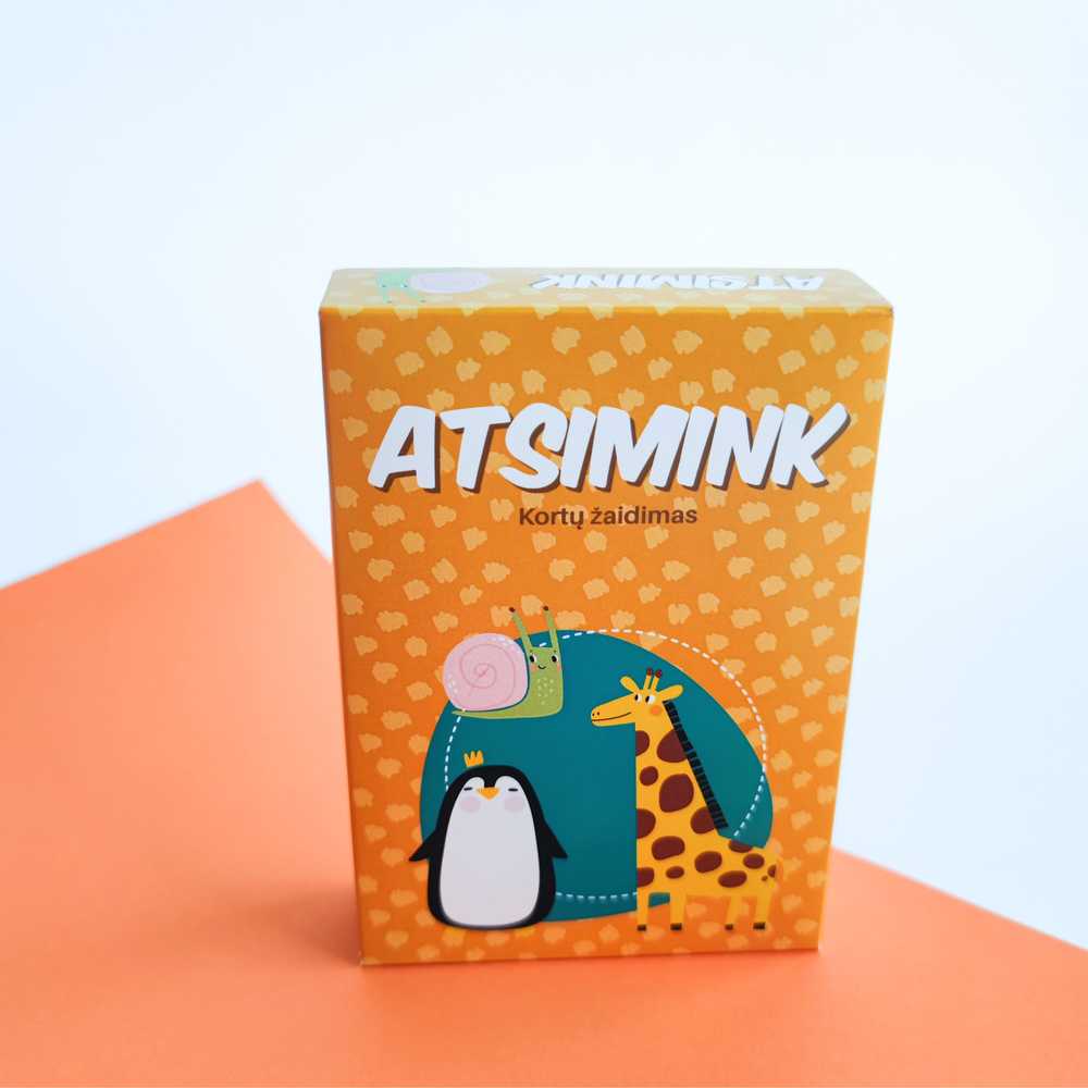 Lietuvos Kurejai Kortų žaidimas "Atsimink"