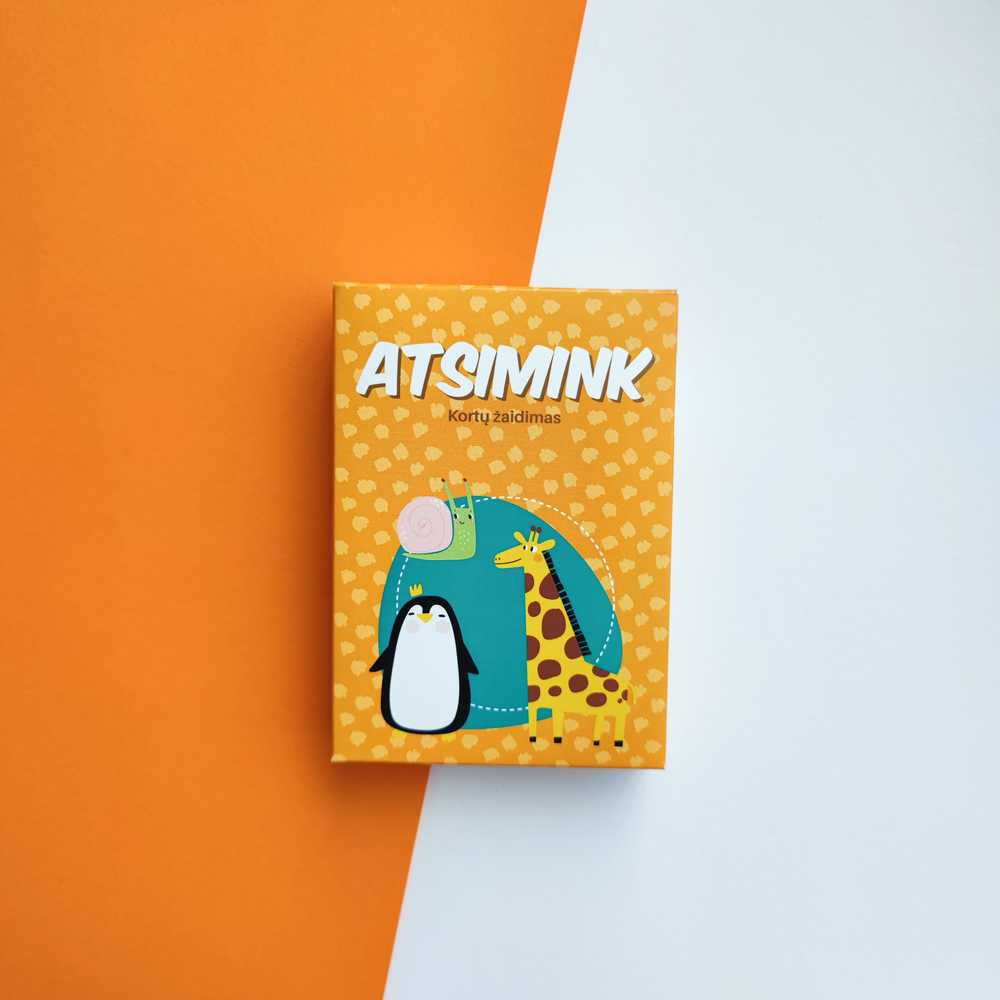 Lietuvos Kurejai Kortų žaidimas "Atsimink"
