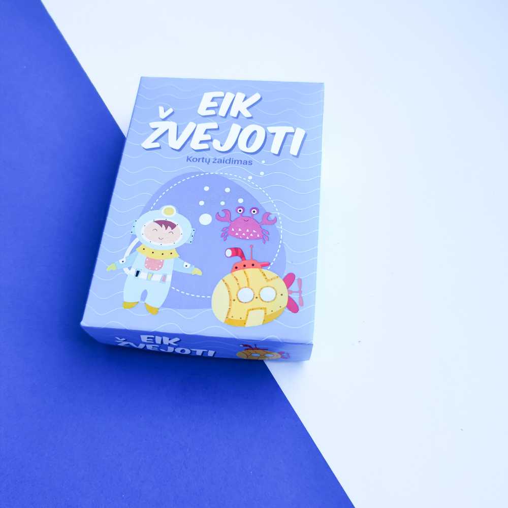 Lietuvos Kurejai Kortų žaidimas "Eik žvejoti"