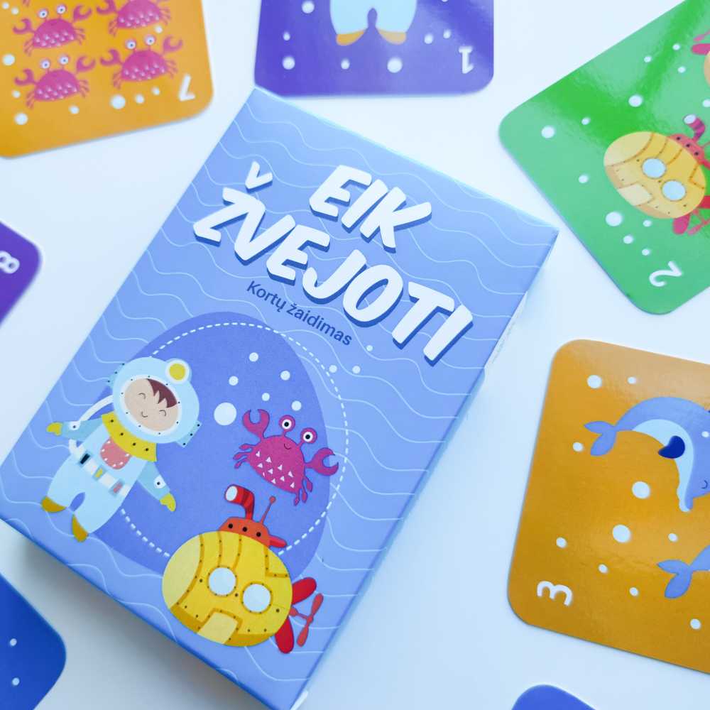 Lietuvos Kurejai Kortų žaidimas "Eik žvejoti"