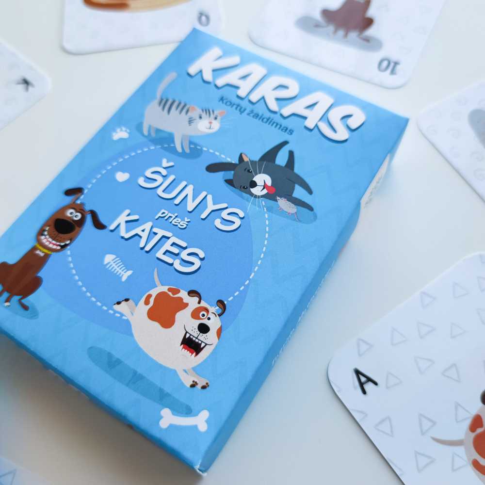 Lietuvos Kurejai Kortų žaidimas "Karas"