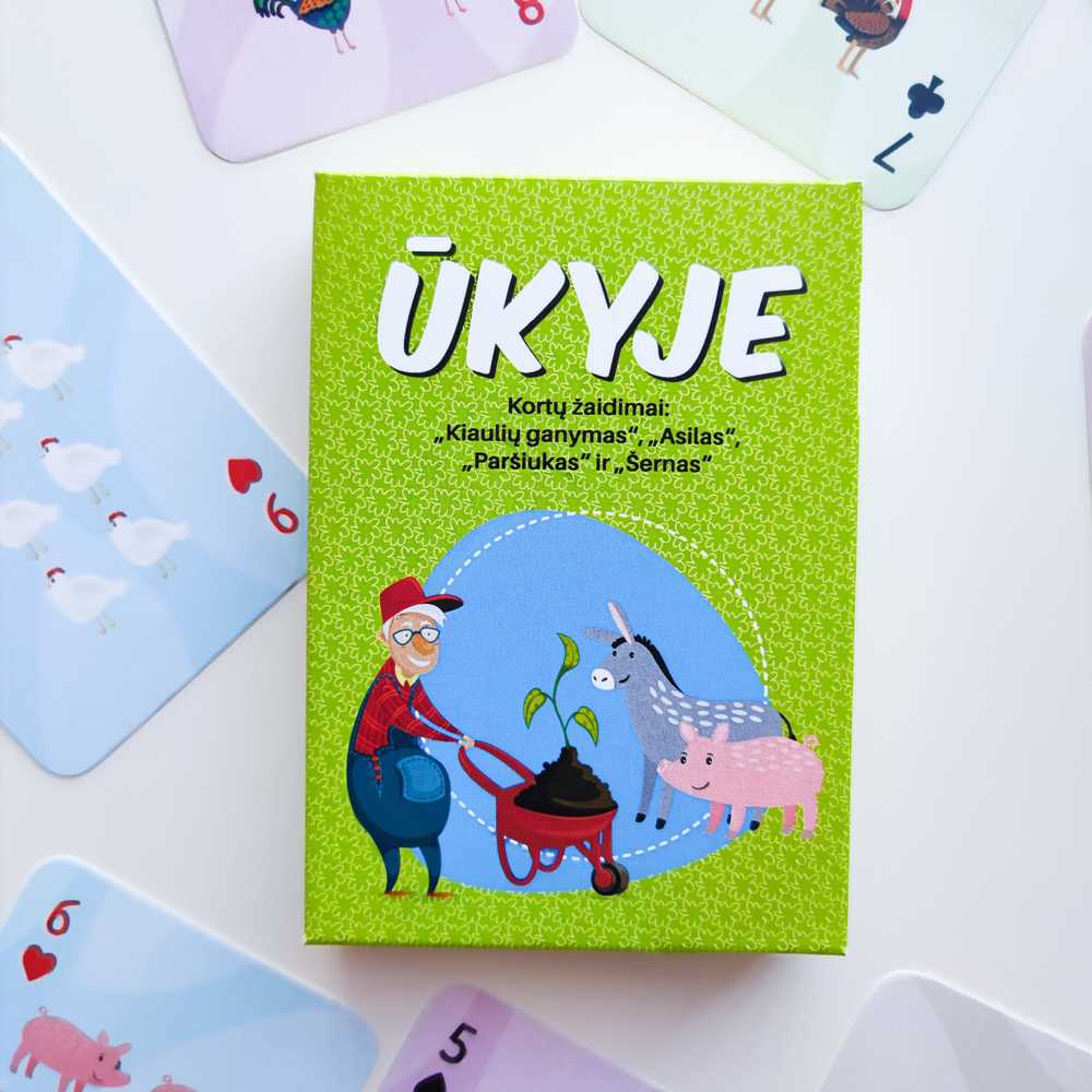 Lietuvos Kurejai Kortų žaidimas "Ūkyje"