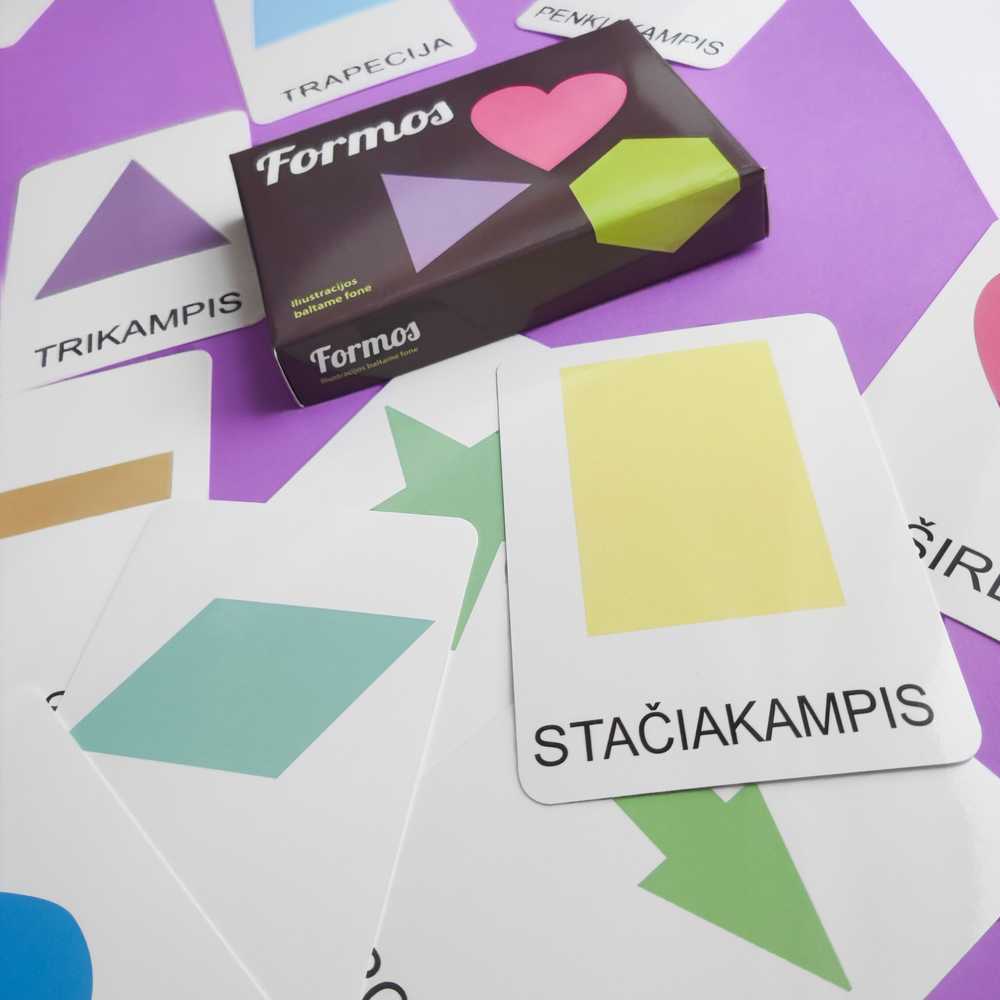 Lietuvos Kurejai Lavinamųjų kortelių rinkinys „Formos“