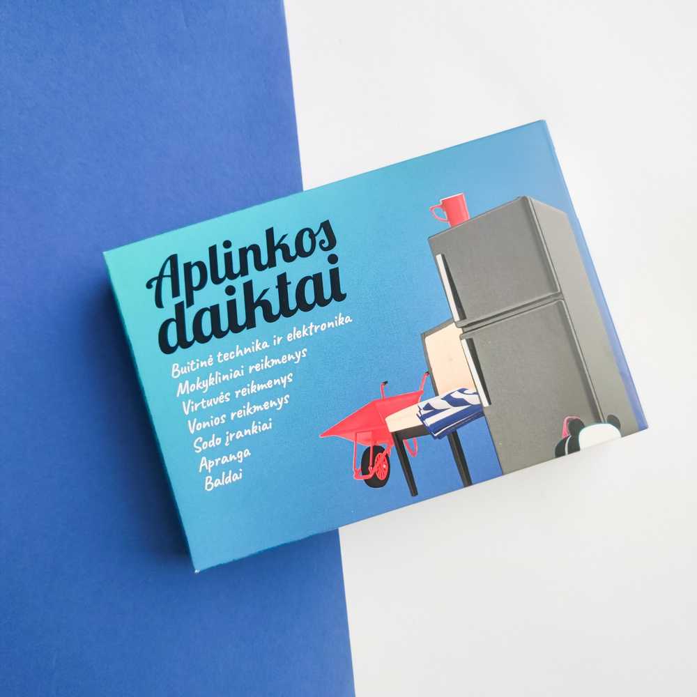 Lietuvos Kurejai Lavinamųjų kortelių rinkinys "Aplinkos daiktai"
