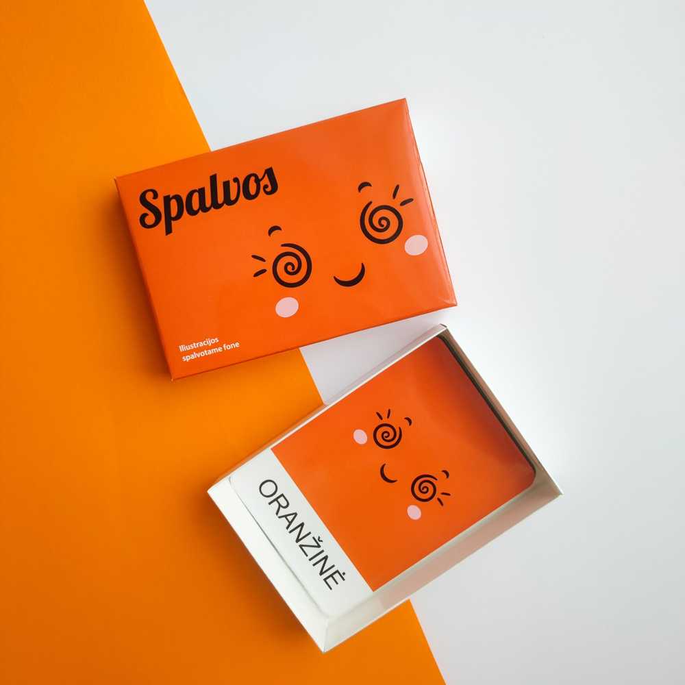 Lietuvos Kurejai Lavinamųjų kortelių rinkinys „Spalvos“