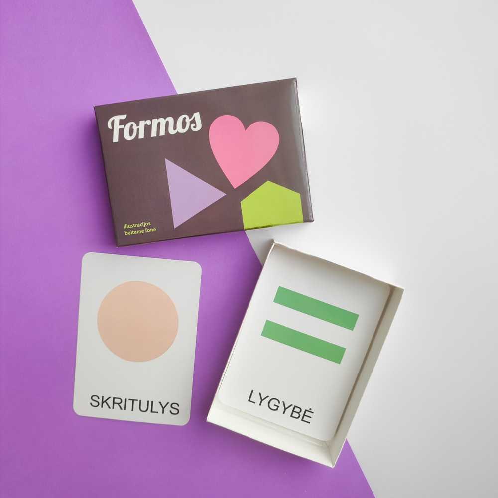 Lietuvos Kurejai Lavinamųjų kortelių rinkinys „Formos“