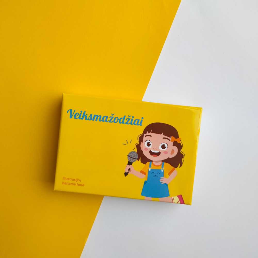 Lietuvos Kurejai Lavinamųjų kortelių rinkinys „Veiksmažodžiai“