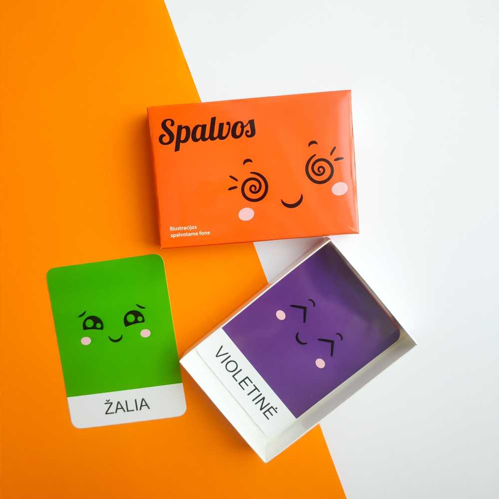 Lietuvos Kurejai Lavinamųjų kortelių rinkinys „Spalvos“