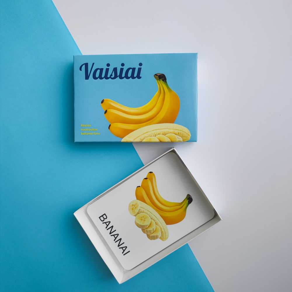 Lietuvos Kurejai Lavinamųjų kortelių rinkinys „Vaisiai“