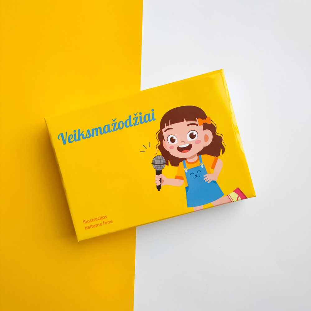 Lietuvos Kurejai Lavinamųjų kortelių rinkinys „Veiksmažodžiai“