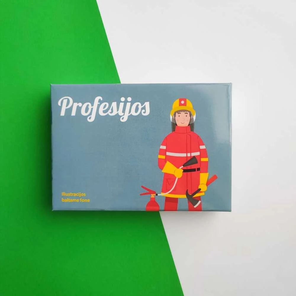 Lietuvos Kurejai Lavinamųjų kortelių rinkinys „Profesijos“