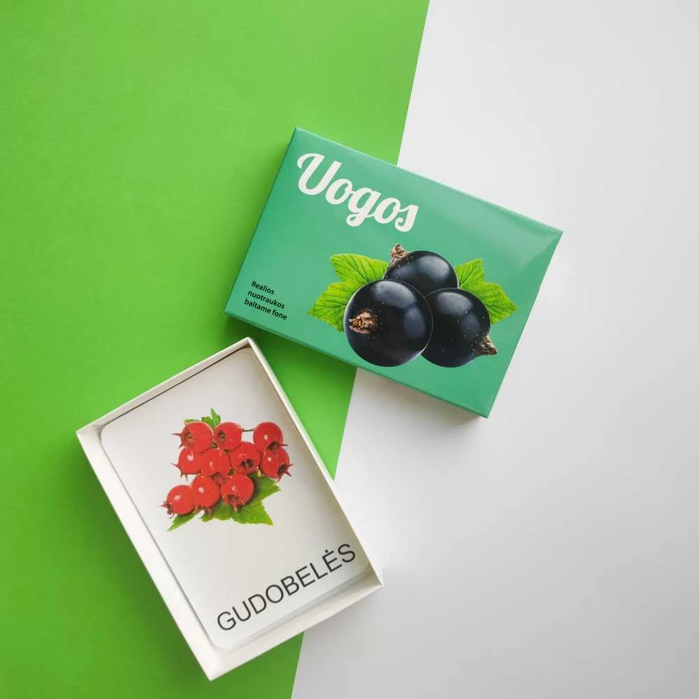 Lietuvos Kurejai Lavinamųjų kortelių rinkinys „Uogos“