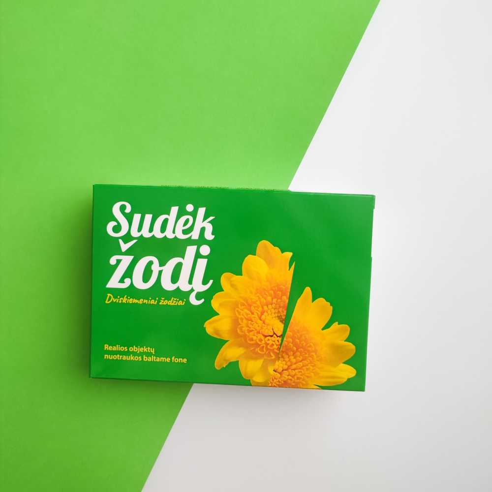 Lietuvos Kurejai Skaitymo kortelės „Sudėk žodį. Dviskiemeniai žodžiai“
