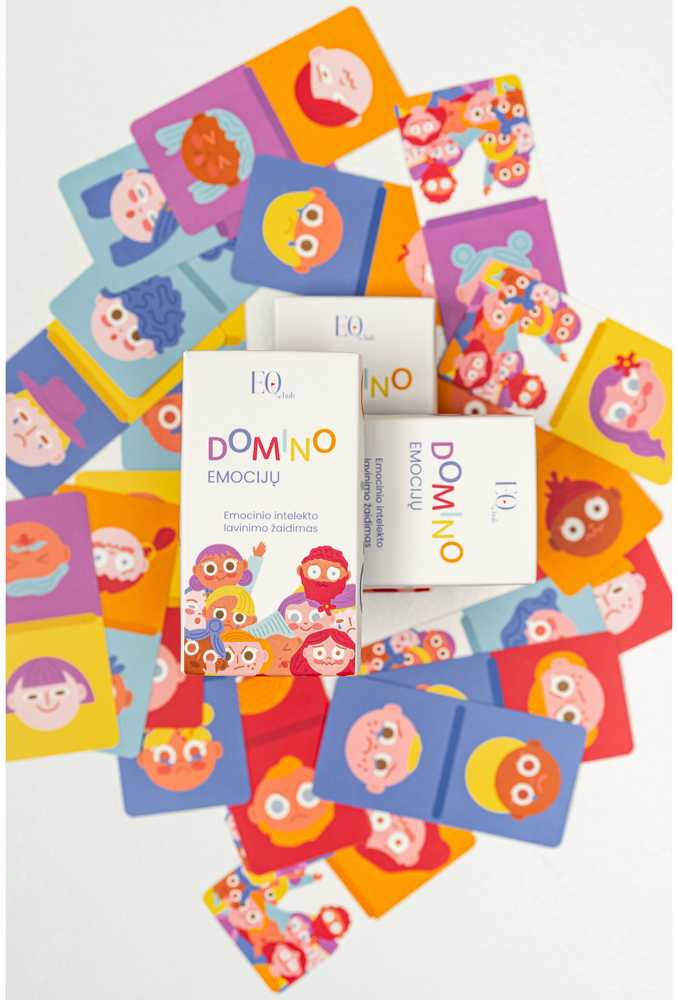 Lietuvos Kurejai Stalo žaidimas EQ lavinimui "Emocijų domino"